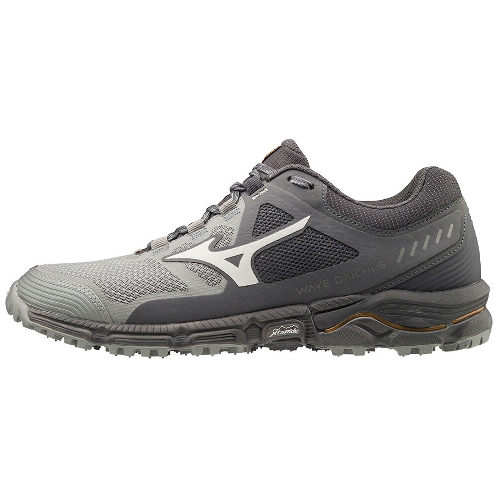 Mens Mizuno Wave Daichi 5 Trail Running Shoes Grey Philippines (GJOUQD715)